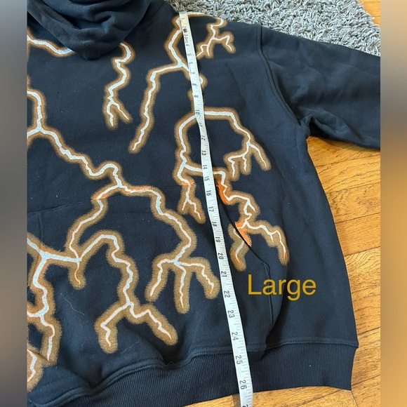 NWOT Darc Sport Wolves Club Lightning Black Hoodie - Picture 12 of 13